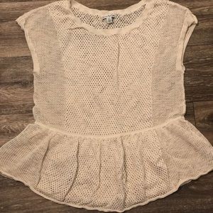 American Eagle crochet top size XL